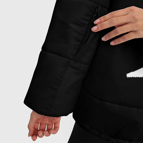 Женская зимняя куртка DEATH NOTE ТЕТРАДЬ СМЕРТИ L / 3D-Светло-серый – фото 5