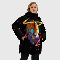 Куртка зимняя женская Dota 2 Tinker, цвет: 3D-черный — фото 2