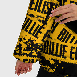 Куртка зимняя женская BILLIE EILISH: Yellow & Black Tape, цвет: 3D-черный — фото 2