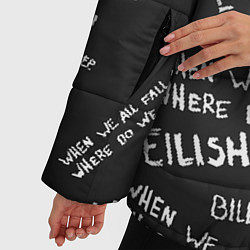 Куртка зимняя женская BILLIE EILISH: Where Do We Go, цвет: 3D-черный — фото 2