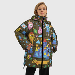 Куртка зимняя женская Время приключений Зима, цвет: 3D-светло-серый — фото 2