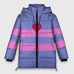 Куртка зимняя женская UNDERTALE FRISK, цвет: 3D-красный