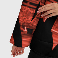 Куртка зимняя женская Manchester United, цвет: 3D-светло-серый — фото 2