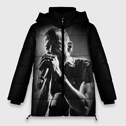 Куртка зимняя женская Chester Bennington Linkin Park, цвет: 3D-черный