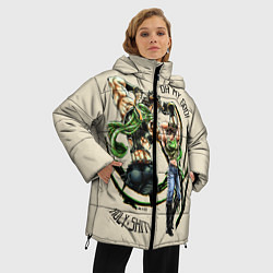 Куртка зимняя женская JoJo Bizarre Adventure, цвет: 3D-светло-серый — фото 2