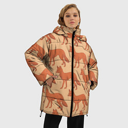 Куртка зимняя женская Лисья стая, цвет: 3D-черный — фото 2