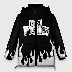 Куртка зимняя женская Sex Pistols, цвет: 3D-черный