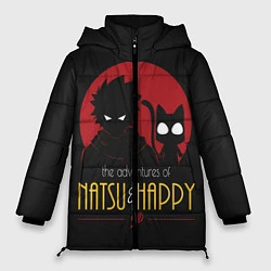 Куртка зимняя женская Хвост Феи Natsu i Happy, цвет: 3D-красный