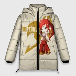 Куртка зимняя женская Хвост Феи, цвет: 3D-светло-серый