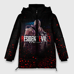 Куртка зимняя женская RESIDENT EVIL 3, цвет: 3D-черный