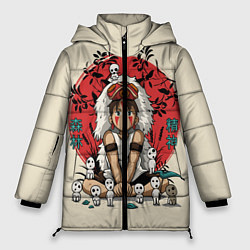 Женская зимняя куртка Princess Mononoke