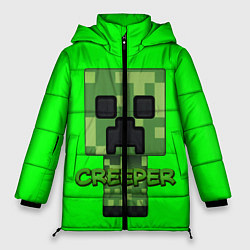 Женская зимняя куртка MINECRAFT CREEPER