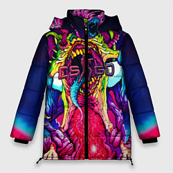Куртка зимняя женская CS GO hyper beast IMBA, цвет: 3D-черный