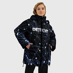 Куртка зимняя женская Detroit:Become Human Exclusive, цвет: 3D-черный — фото 2