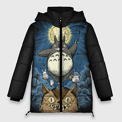 Куртка зимняя женская My Neighbor Totoro, цвет: 3D-черный
