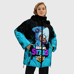 Куртка зимняя женская Brawl Stars LEON SHARK, цвет: 3D-светло-серый — фото 2