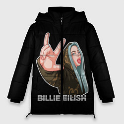 Куртка зимняя женская BILLIE EILISH, цвет: 3D-черный