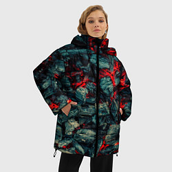 Куртка зимняя женская Уголь, цвет: 3D-светло-серый — фото 2
