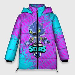 Куртка зимняя женская BRAWL STARS ОБОРОТЕНЬ LEON, цвет: 3D-черный