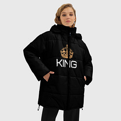 Куртка зимняя женская Король, цвет: 3D-черный — фото 2
