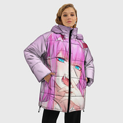 Куртка зимняя женская Ahegao, цвет: 3D-светло-серый — фото 2