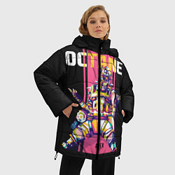 Куртка зимняя женская Apex Legends Octane, цвет: 3D-черный — фото 2
