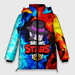 Куртка зимняя женская BRAWL STARS MORTIS, цвет: 3D-черный
