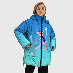 Куртка зимняя женская Фигурное катание, цвет: 3D-светло-серый — фото 2