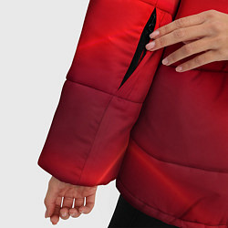 Куртка зимняя женская Плавные Линии, цвет: 3D-черный — фото 2