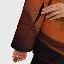 Куртка зимняя женская Плавные Линии, цвет: 3D-красный — фото 2