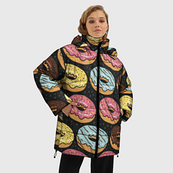 Куртка зимняя женская Сладкоежка, цвет: 3D-черный — фото 2
