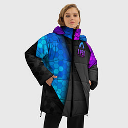 Куртка зимняя женская Apex Legends, цвет: 3D-черный — фото 2