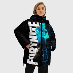 Куртка зимняя женская Fortnite 003, цвет: 3D-черный — фото 2