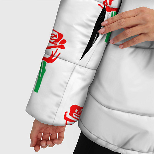 Женская зимняя куртка ТИКТОКЕР - PAYTON MOORMEIE / 3D-Светло-серый – фото 5