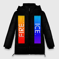 Куртка зимняя женская FIRE ICE, цвет: 3D-черный