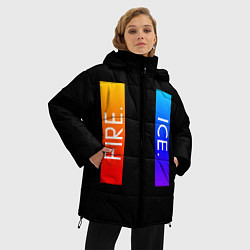 Куртка зимняя женская FIRE ICE, цвет: 3D-черный — фото 2