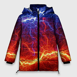 Куртка зимняя женская Лёд и огонь, цвет: 3D-светло-серый