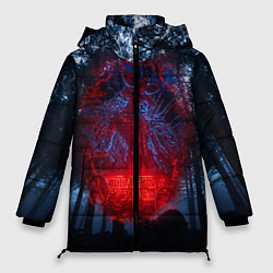Куртка зимняя женская Demogorgon Stranger Things, цвет: 3D-черный