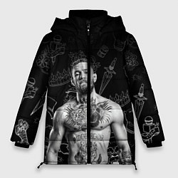 Куртка зимняя женская CONOR McGREGOR, цвет: 3D-красный