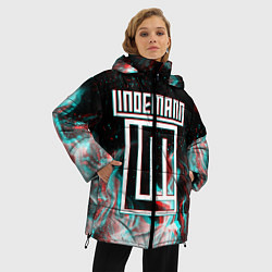 Куртка зимняя женская LINDEMANN GLITCH, цвет: 3D-черный — фото 2