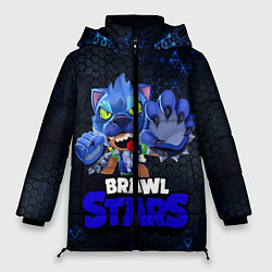Женская зимняя куртка Brawl Stars Blue Hex