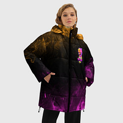 Куртка зимняя женская Brawl Stars Sandy, цвет: 3D-черный — фото 2