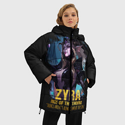 Куртка зимняя женская Zyra, цвет: 3D-черный — фото 2