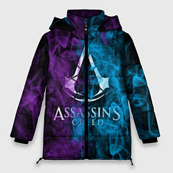 Куртка зимняя женская Assassin's Creed, цвет: 3D-светло-серый