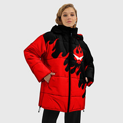 Куртка зимняя женская GURREN LAGANN, цвет: 3D-черный — фото 2