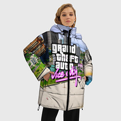 Куртка зимняя женская GTA REDUX 2020, цвет: 3D-светло-серый — фото 2