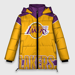 Куртка зимняя женская Los Angeles Lakers, цвет: 3D-черный