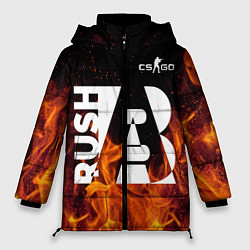 Куртка зимняя женская CS: Go Rush AB, цвет: 3D-черный
