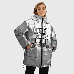 Куртка зимняя женская GTA SanAndreas, цвет: 3D-черный — фото 2