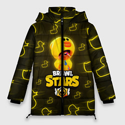 Куртка зимняя женская Brawl Stars Leon Sally, цвет: 3D-черный